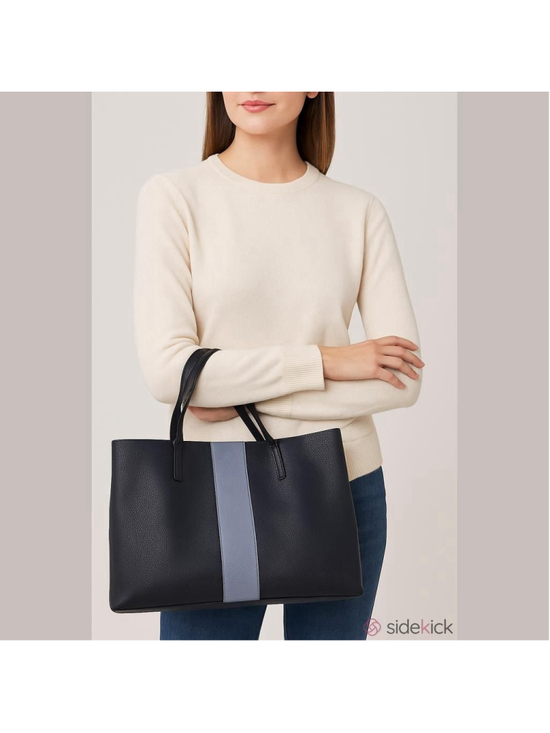 Vince Camuto Handbags - Women's Vince Camuto Black And Gray Luck Tote Bag One Size